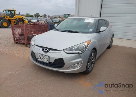 2017 Hyundai Veloster Value Edition from USA, damaged, VIN KMHTC6AD0HU317429